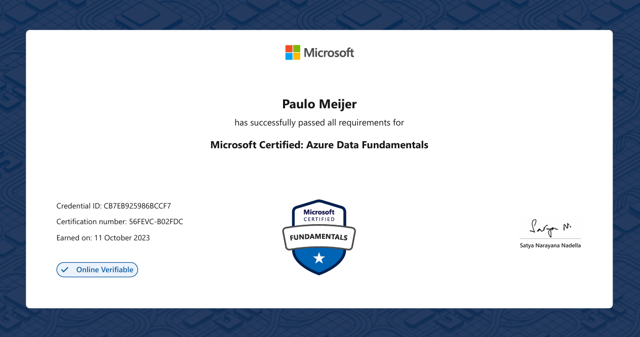 DP-900 Certificate